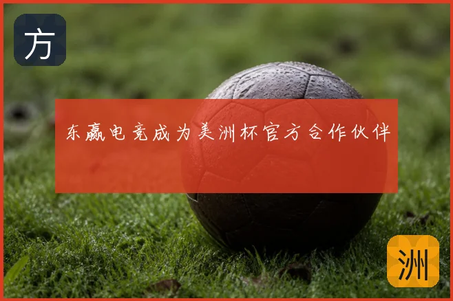东赢电竞成为美洲杯官方合作伙伴
